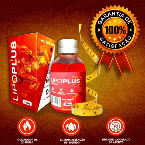 LIPOPLUS 100ML ORIGINAL | QUEIMA DE GORDURA LOCALIZADA E DEFINIÇÃO RÁPIDA